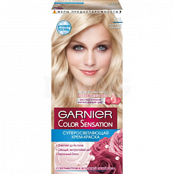Крем-краска для волос Garnier Color Sensation Роскошный Цвет 111 Ультраблонд платиновый 110мл