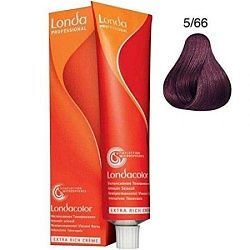 Краска для волос Londa Интенсивное тонирование №5\66 светлый шатен интенсивно фиолетовый 60 мл