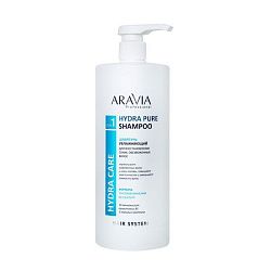 Шампунь для волос Aravia Professional Hydra Pure Shampoo Увлажняющий 1000 мл