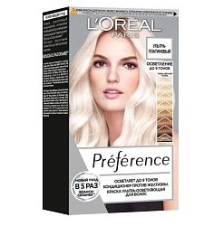 Краска для волос L'Oreal Preference 9L Ультра-платиновый блонд 176 мл