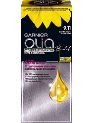 Крем - краска для волос Garnier Olia с цветочными маслами, без аммиака 9.11 Дымчатое серебро 110 мл