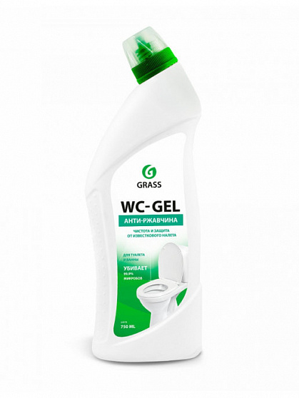 
                                Средство для чистки сантехники Grass WC- Gel 750 мл