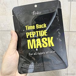 Тканевая маска для лица Thinkco Time Back с пептидами 23 мл