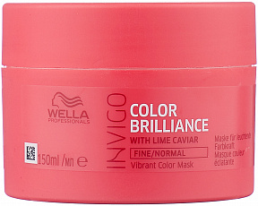 Маска - уход для волос Wella Invigo Color Brilliance для защиты цвета окрашенных тонких 150 мл