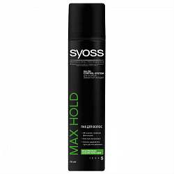 Лак для волос Syoss Max Hold №5 максимально сильная фиксация 400 мл