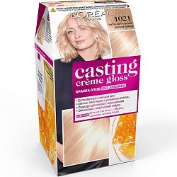 Краска для волос L'Oreal Casting Creme Gloss 10.21 светло-русый перламутровый 160 мл