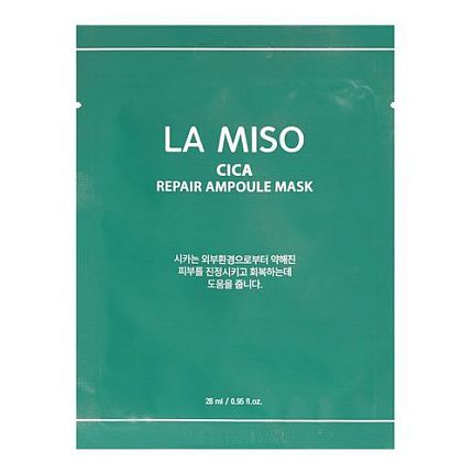 
                                Тканевая маска для лица La Miso восстанавливающая с центеллой азиатской 28 г