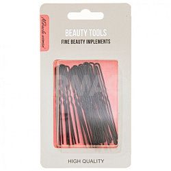 Набор шпилек для волос Miracle Women металл чёрный 24 шт 7 см КМ21-311
