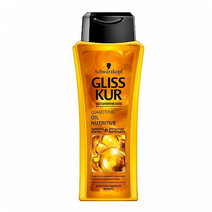 
                                Шампунь для волос Gliss Kur Oil Nutritive для длинных и секущихся 400 мл
