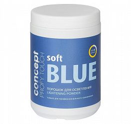 Порошок для осветления волос Concept Soft Blue Lightening Powder 500 г