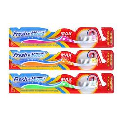 Зубная щётка Fresh&White Max Effect средней жёсткости