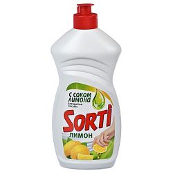Средство для мытья посуды Sorti Лимон 450 г