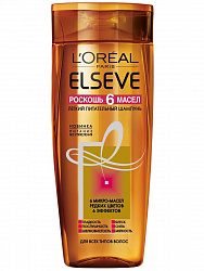 Шампунь для волос L'Oreal Elseve Роскошь питания 6 масел 400мл