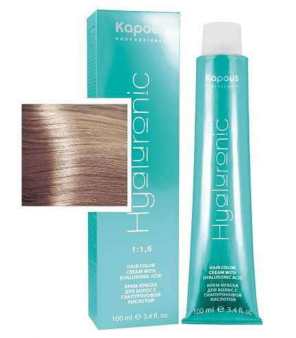 
                                Крем - краска для волос Kapous Professional Hyaluronic 923 осветляющий перламутровый бежевый 100 мл