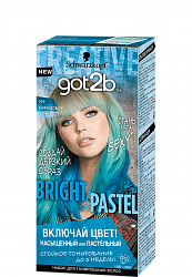 Краска для волос Got2b Bright/Pastel Тонирующая 096 Бирюзовое искушение 80 мл