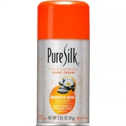 Крем-пена д/бритья для чувст. кожи Sensitive Skin Therapy Shave Cream марки Pure Silk 81 г