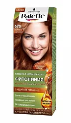 Крем - краска для волос Palette Фитолиния 6-70 Золотистый орех 50 мл