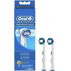 ORAL B Насадки для электрических зубных щеток PrecisionClean EB20/EB17 2шт