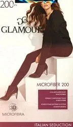 Колготки ЖЕН Glamour Microfiber 200 (р. 3 nero)