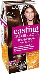 Краска для волос L'Oreal Casting Creme Gloss 418 Пралине Мокко 160 мл