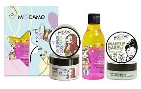 Подарочный набор moDAmo "Amazing Beauty Box" (Мицелярная вода, Маска для лица, Основа под макияж)