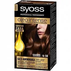 Краска для волос Syoss Oleo Intense 4-18 Шоколадный каштановый 50 мл