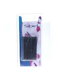 Шпильки для волос Sibel волнистые, черные 65 мм 50 шт