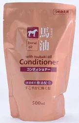 Кондиционер Kumano CosmeStation с лошадиным жиром запаска мягкая упаковка 500 мл