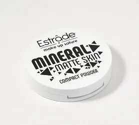 Пудра для лица Estrade Mineral Matte Skin компактная М22 светлый бежевый холодный
