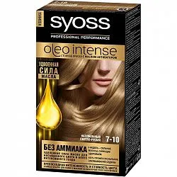 Краска для волос Syoss Oleo Intense 7-10 Натуральный светло-русый 50 мл