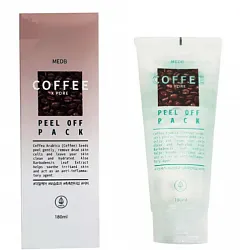 Маска - пленка для лица Med:B Coffee X Pore Peel Off Pack с экстрактом кофейных зерен 180 мл