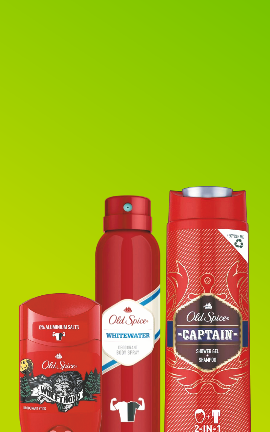 Дезодоранты и гели для душа ОLD SPICE от 349 рублей
