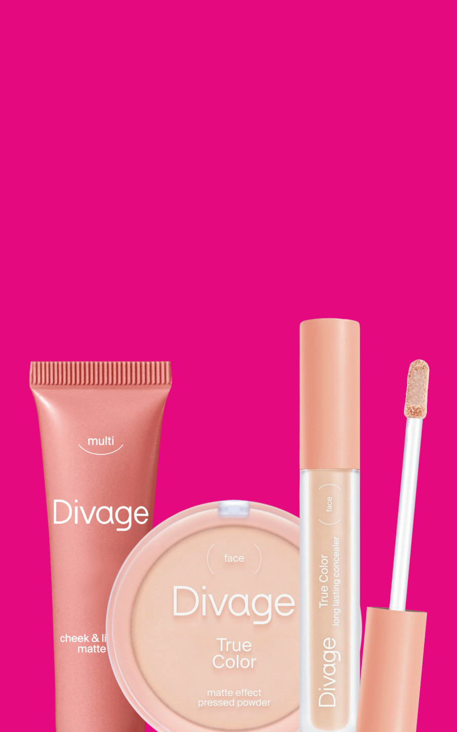 Скидка до 32% на тинты, консилеры, пудру Divage Истинный цвет