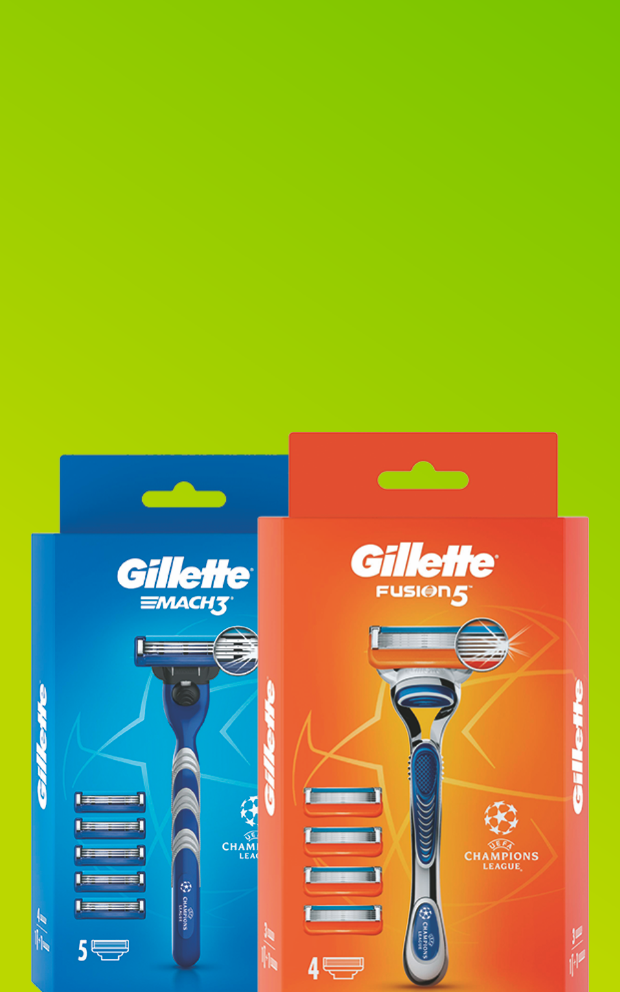 Станки Gillette Fusion 5/Mach3 3-5 кассет всего за 1299 рублей