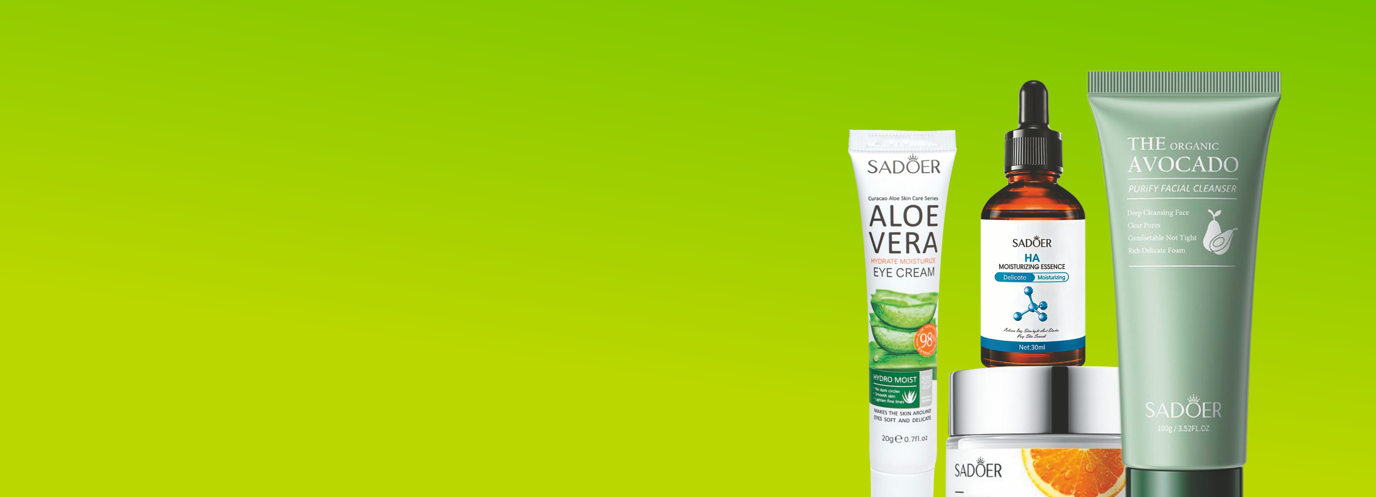 Скидка 40% на уход для лица Sadoer 