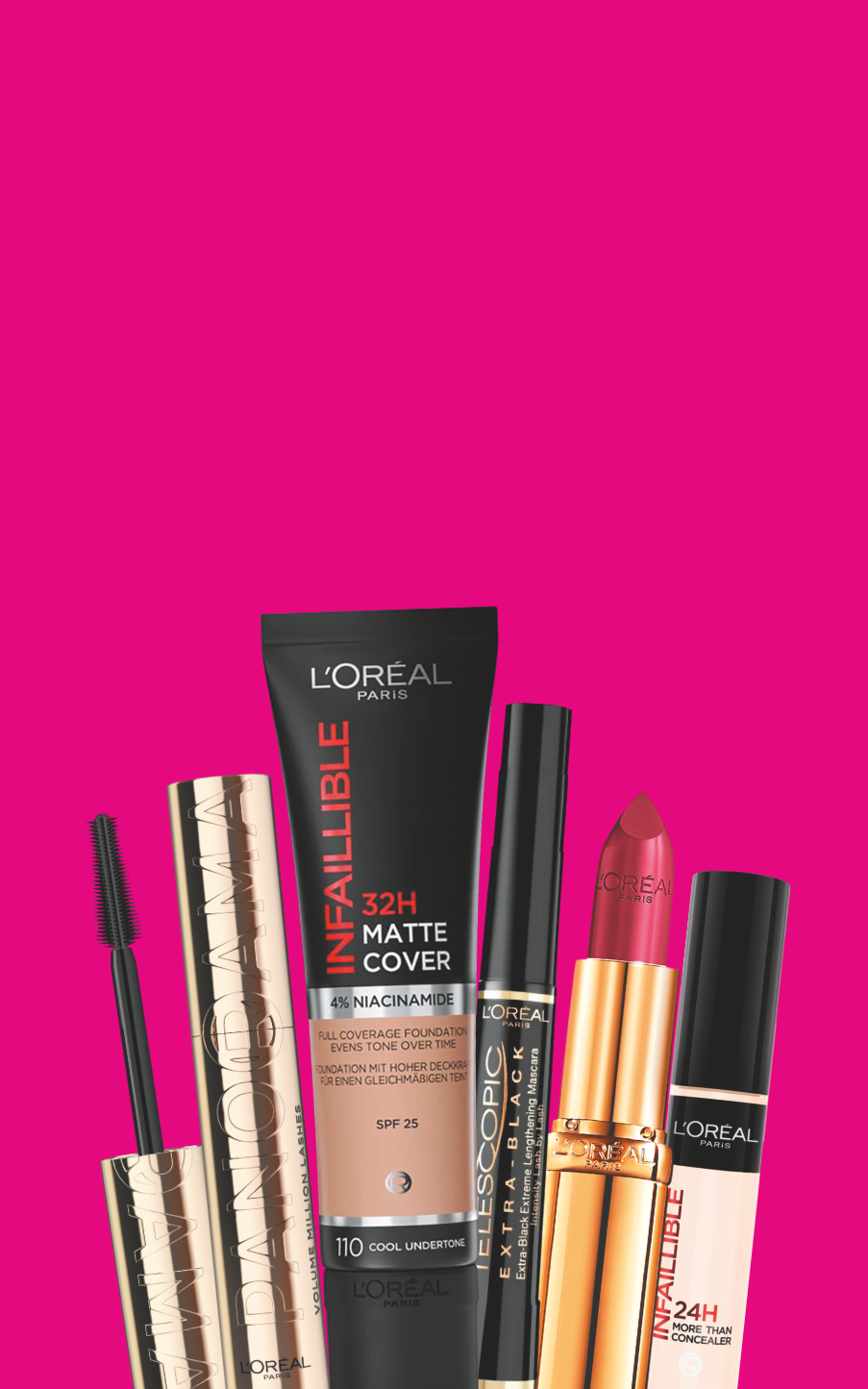 Скидка 30% на декоративную косметику L’Oréal Paris